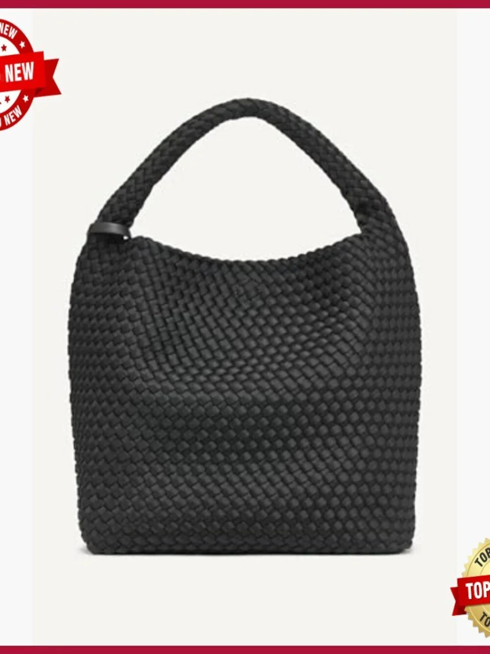 Nylon Hobo Tote Bag with Shoulder Strap for Everyday Use